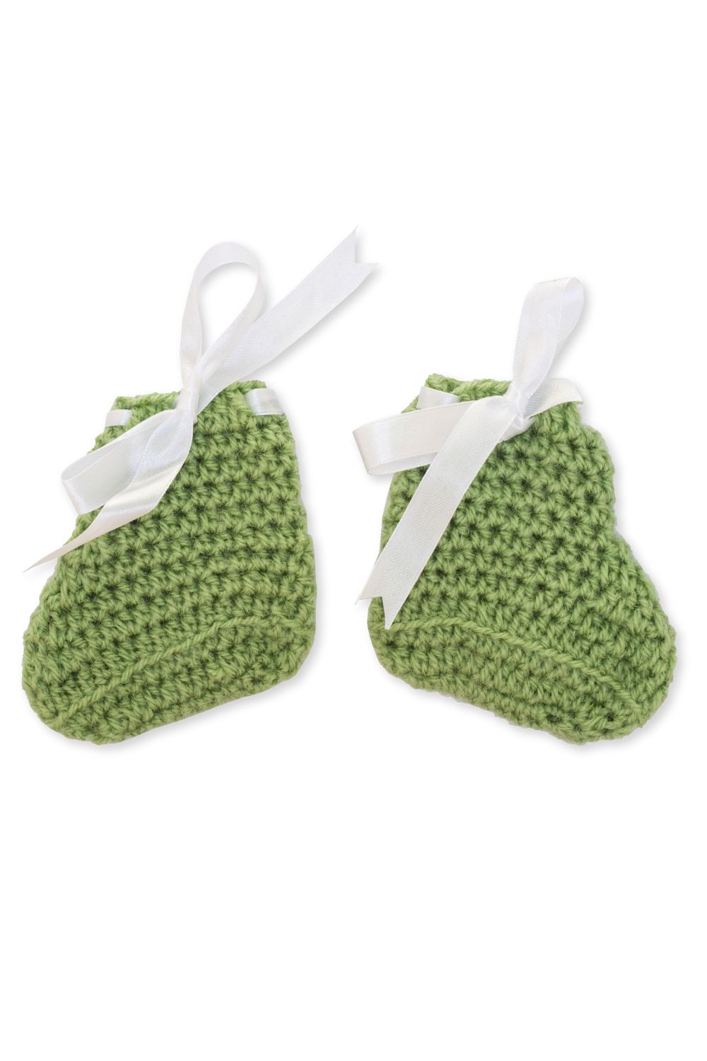 Crochet Baby Booties – (Green)